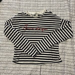 Long sleeve striped “Sundaze” shirt